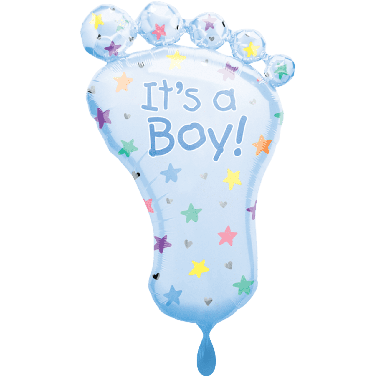 Folienballon - It´s a Boy Fuß - 82cm 