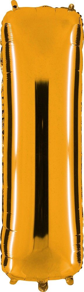Folienballon - Buchstabe I - Gold 