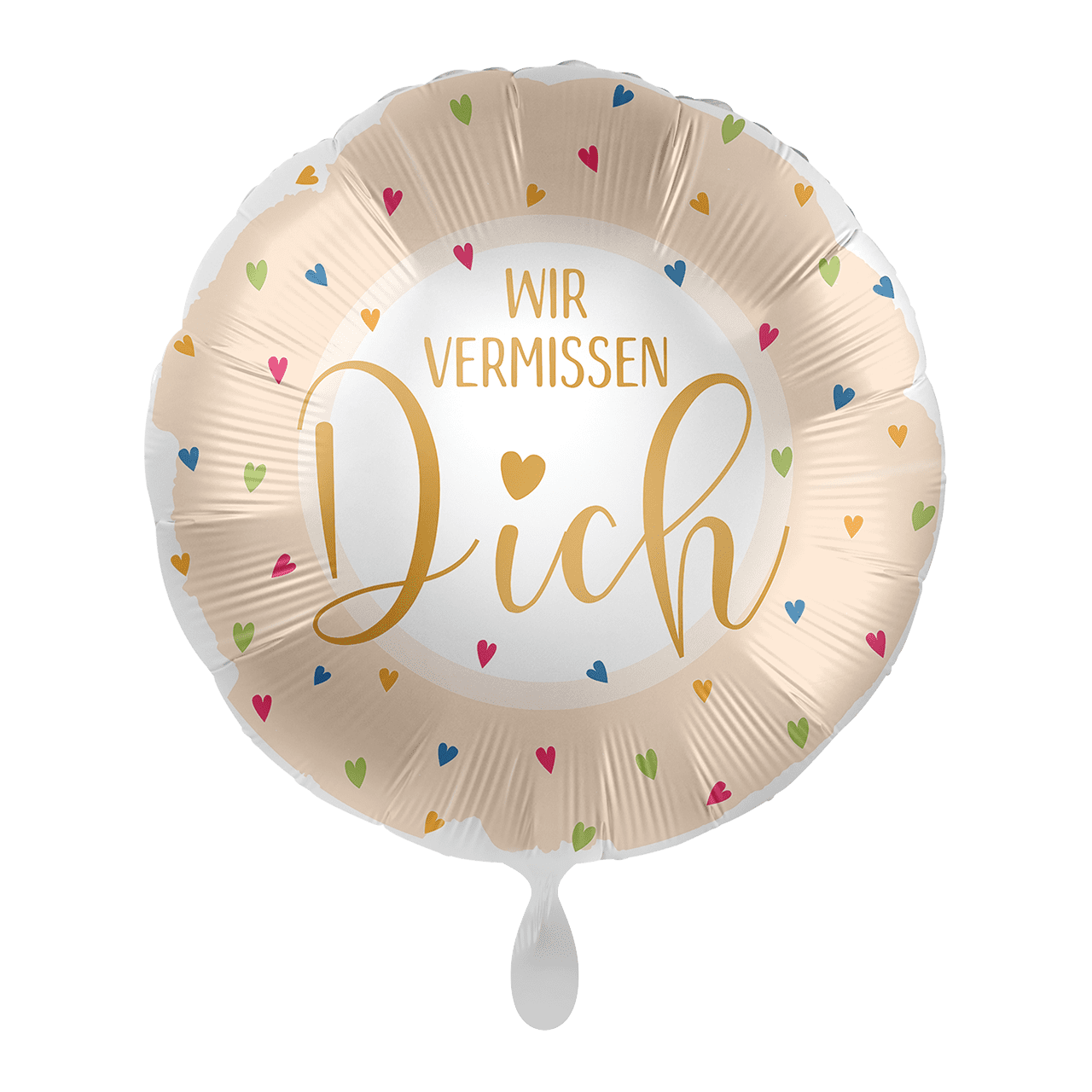 Folienballon - Wir vermissen Dich - 45cm
