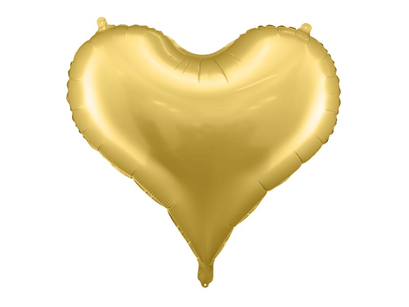 Folienballon - Herz - Gold - 75cm