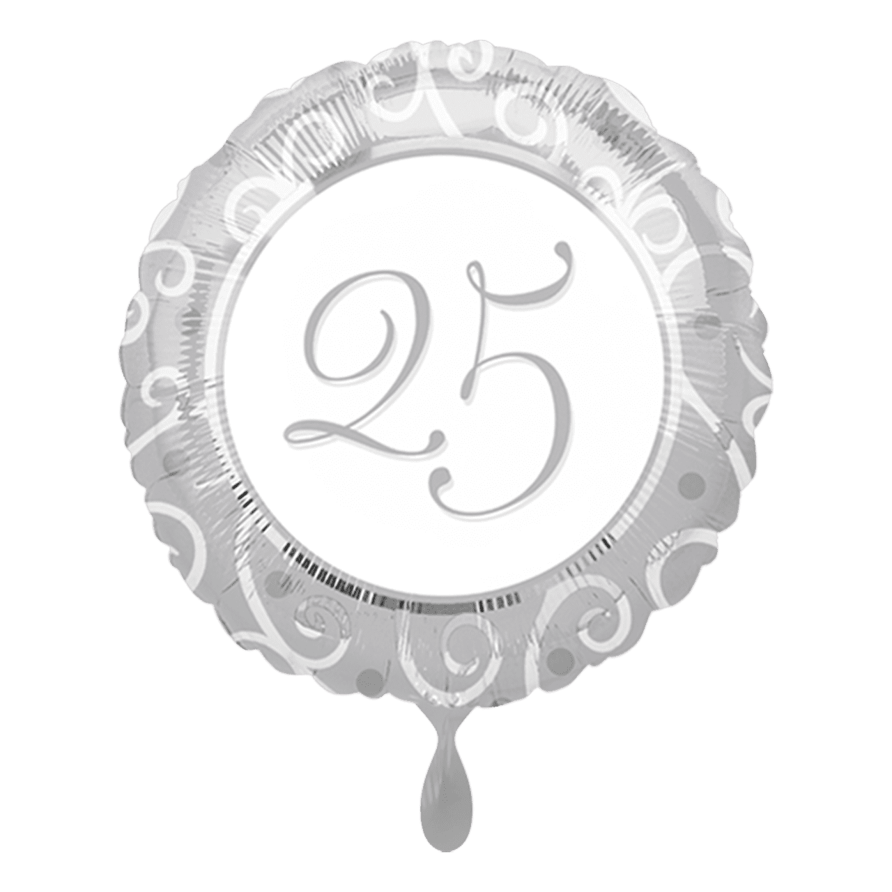 Folienballon - 25 Jahre - 45cm