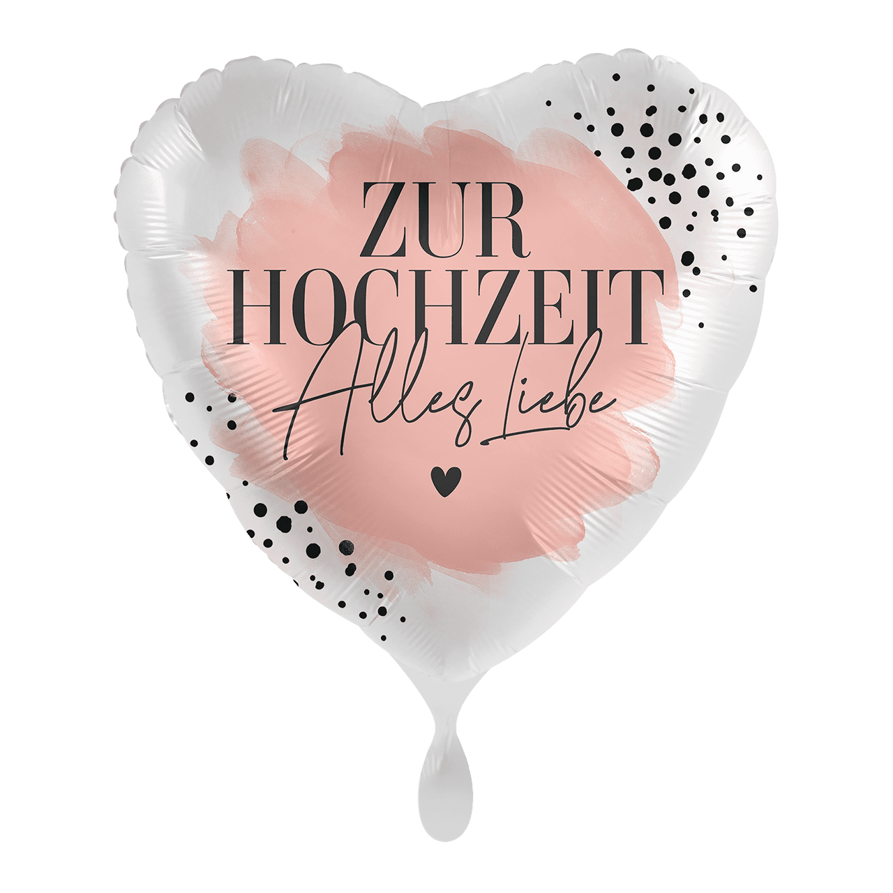 Folienballon - Zur Hochzeit alles Liebe - 45cm