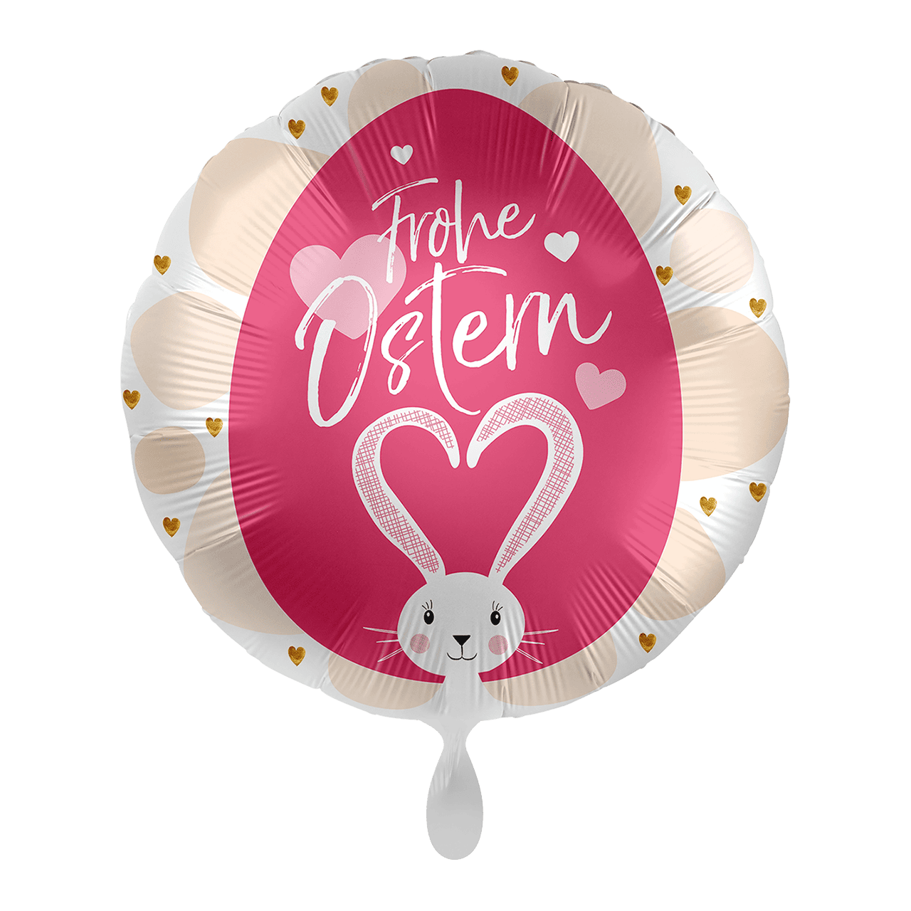 Folienballon - Frohe Ostern Loving Bunny - 45cm