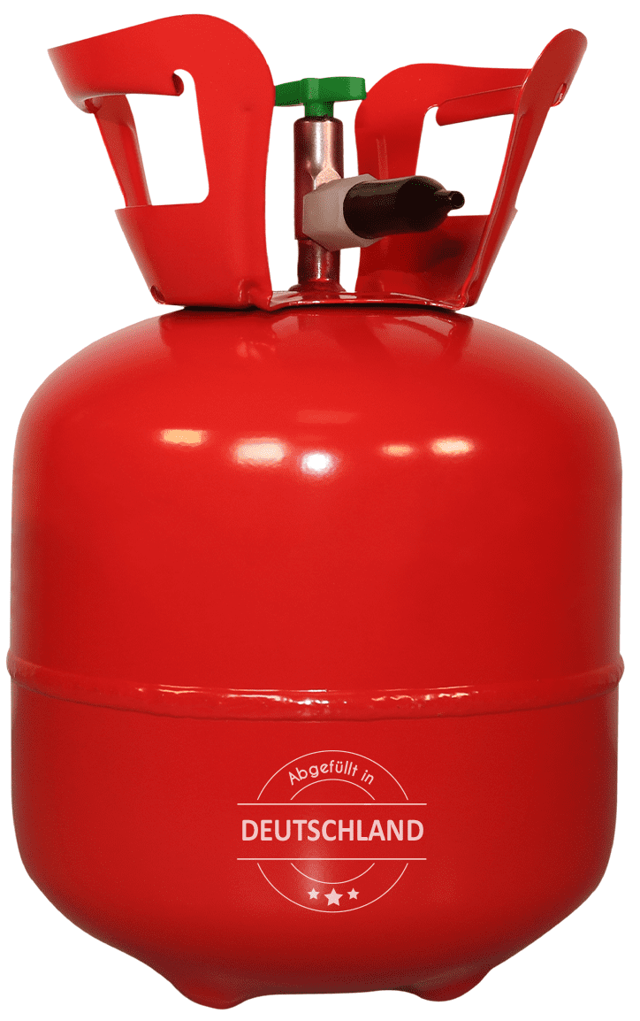 Ballongas Einwegbehälter 204l für 30 Ballons 