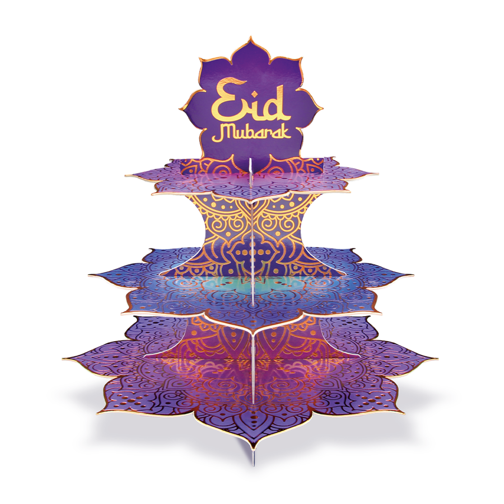 Tortenständer - Eid Mubarak - 3 Etagen