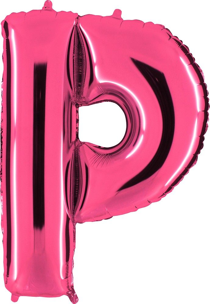 Folienballon - Buchstabe P - Pink