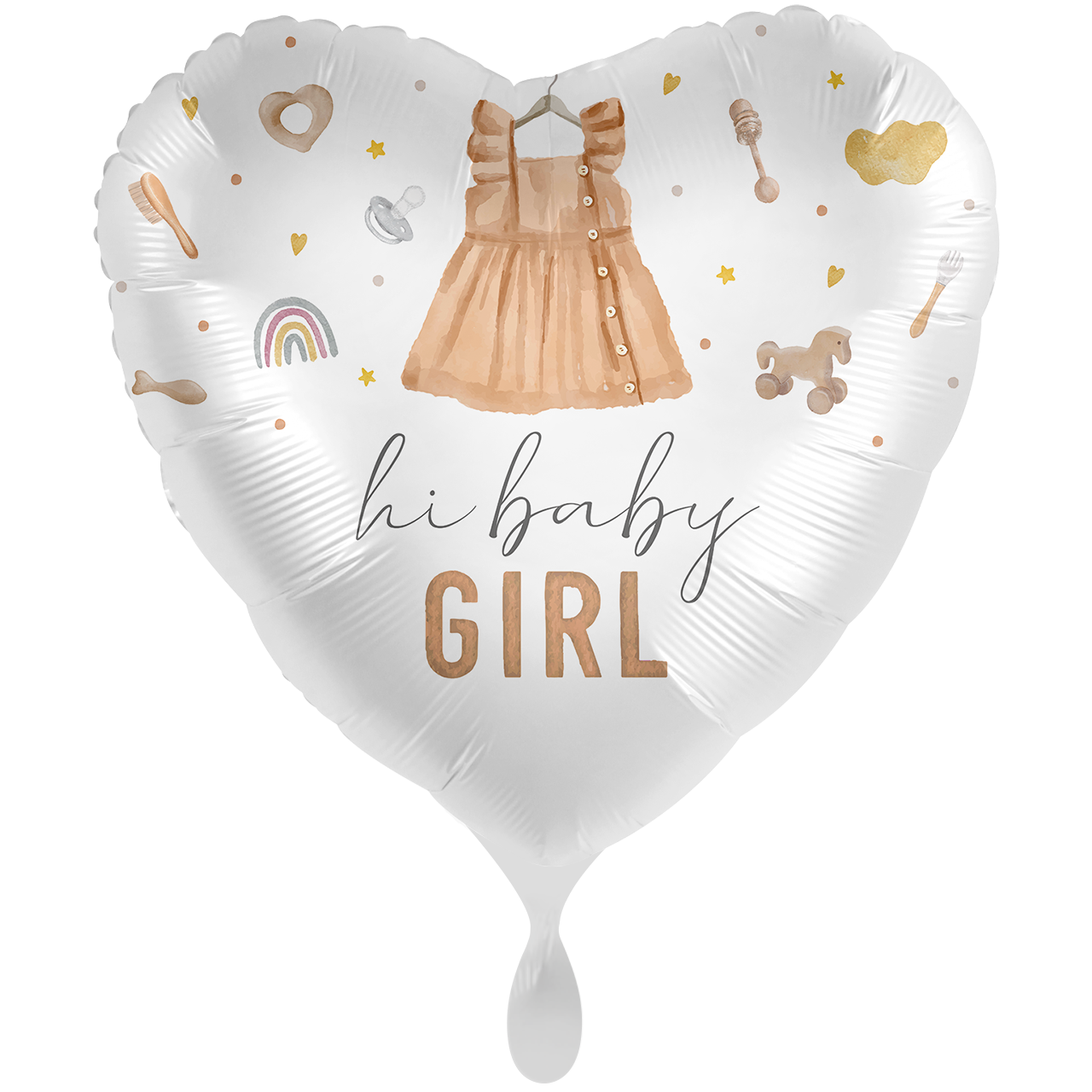 Folienballon - Cute Baby Girl - 45cm  