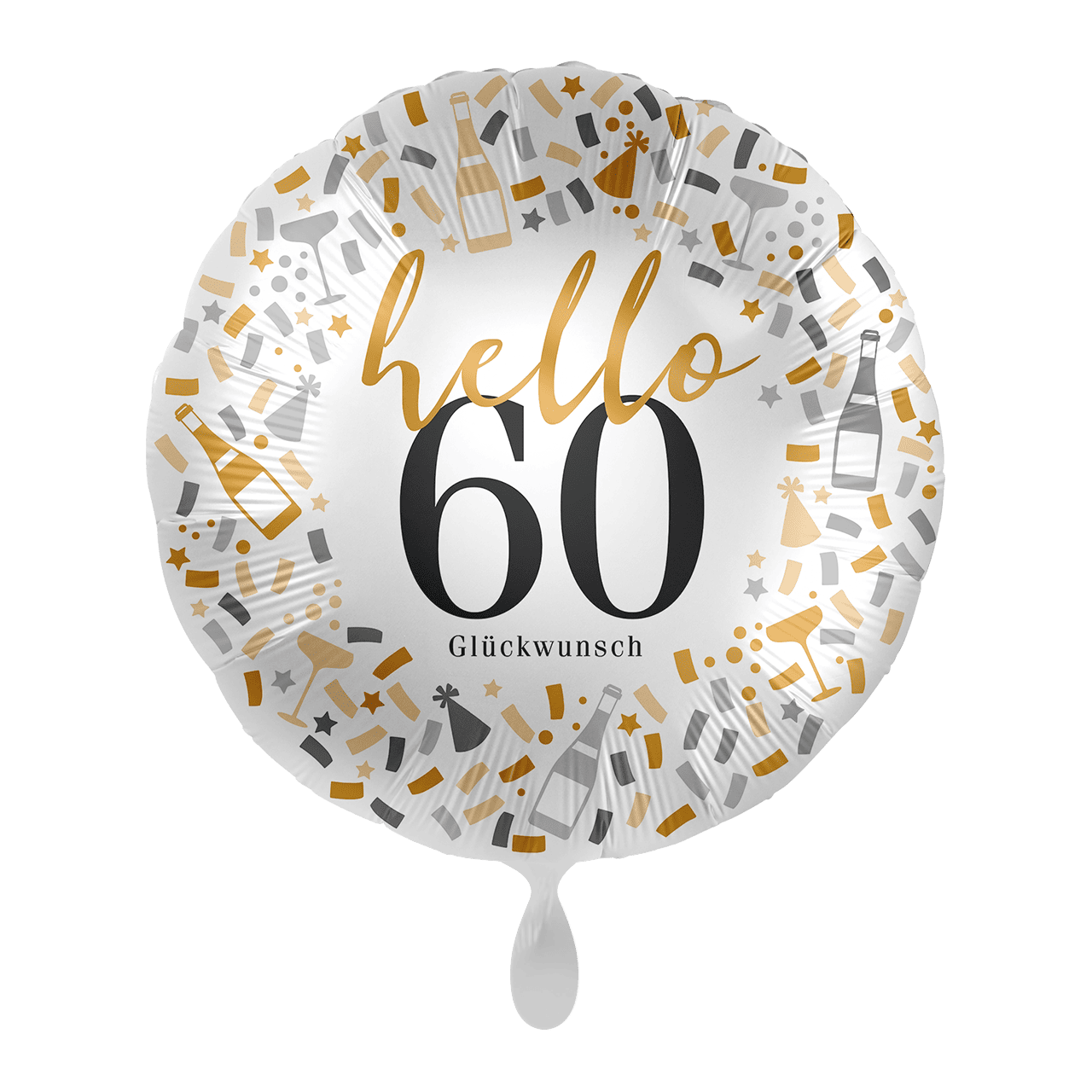 Folienballon - hello 60 - 45cm