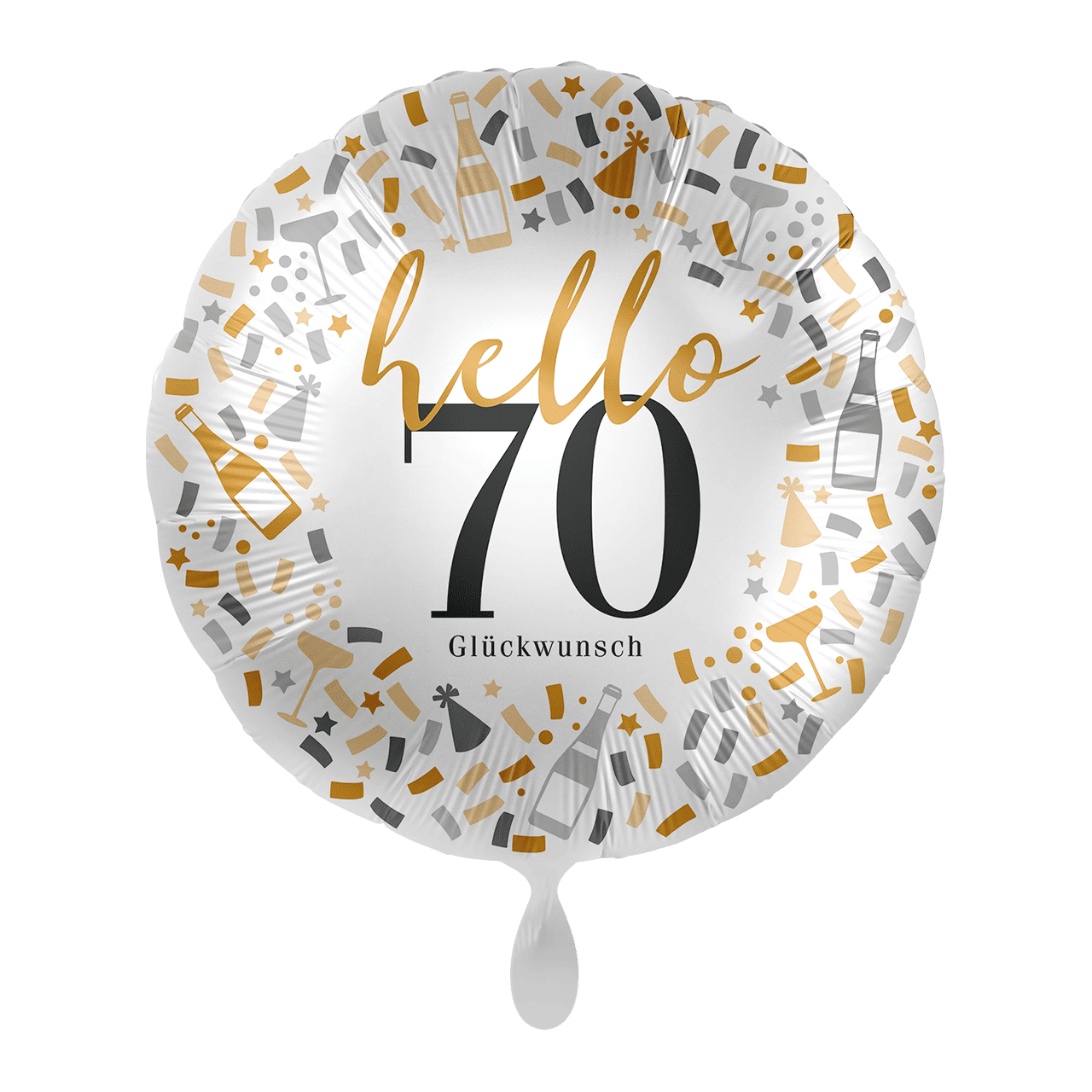 Folienballon - hello 70 - 45cm