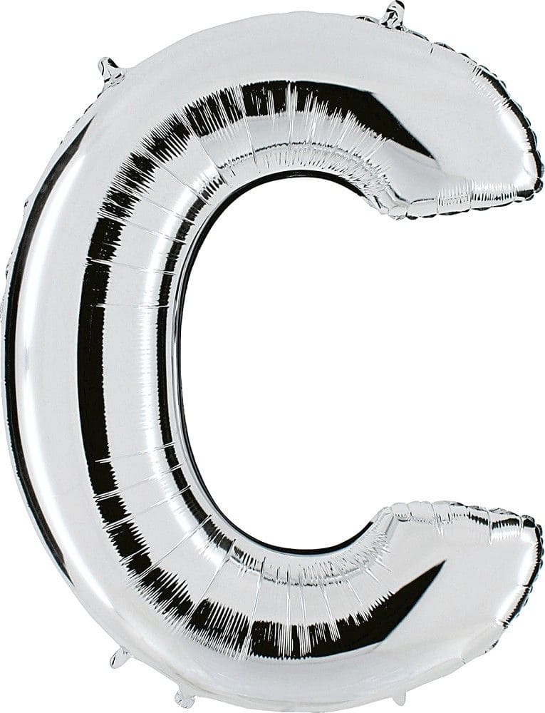 Folienballon - Buchstabe C - Silber