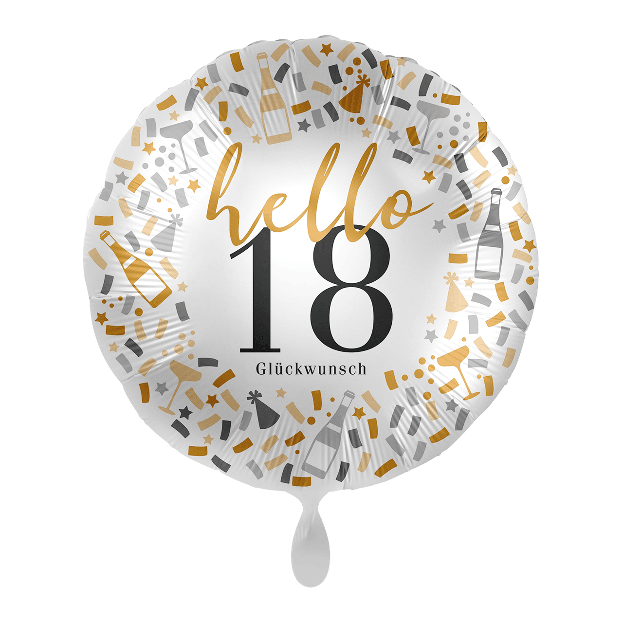 Folienballon - hello 18  - 45cm