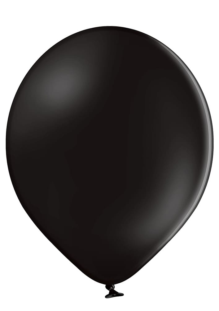 Latexballon - Schwarz Pastell - 30cm 