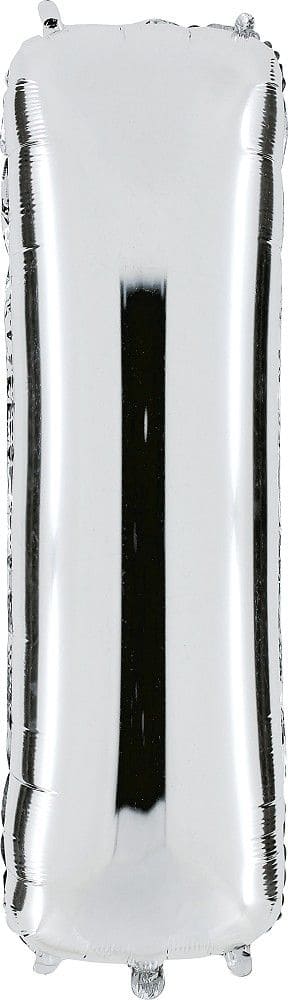 Folienballon - Buchstabe I - Silber