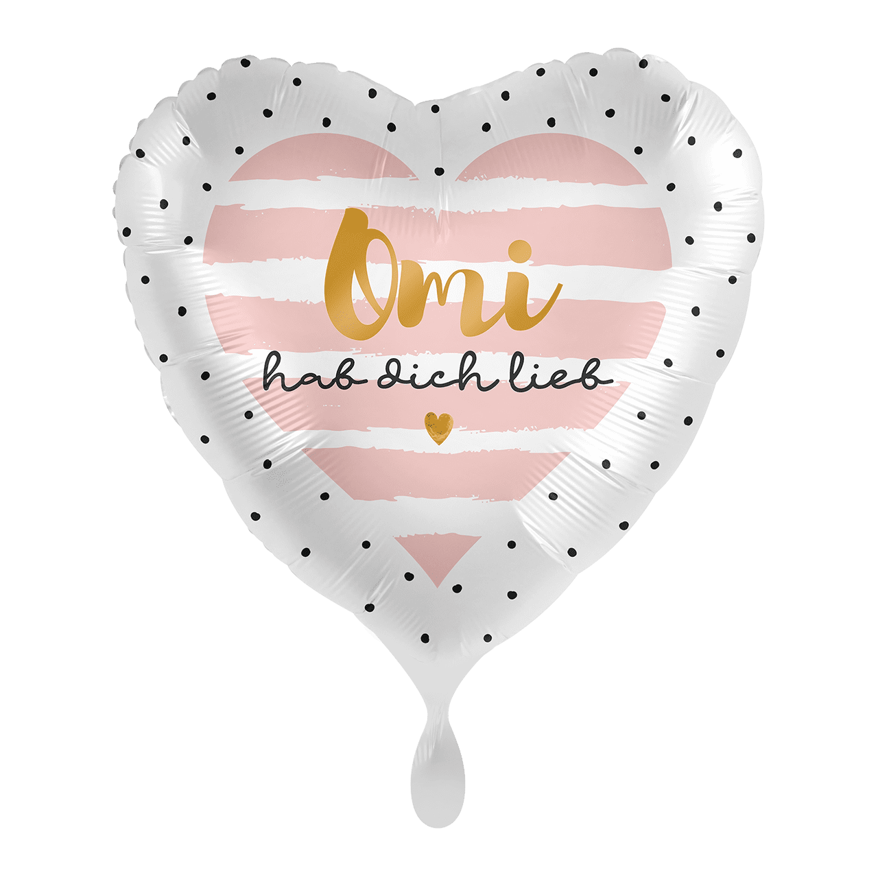 Folienballon - Omi hab dich lieb - 45cm