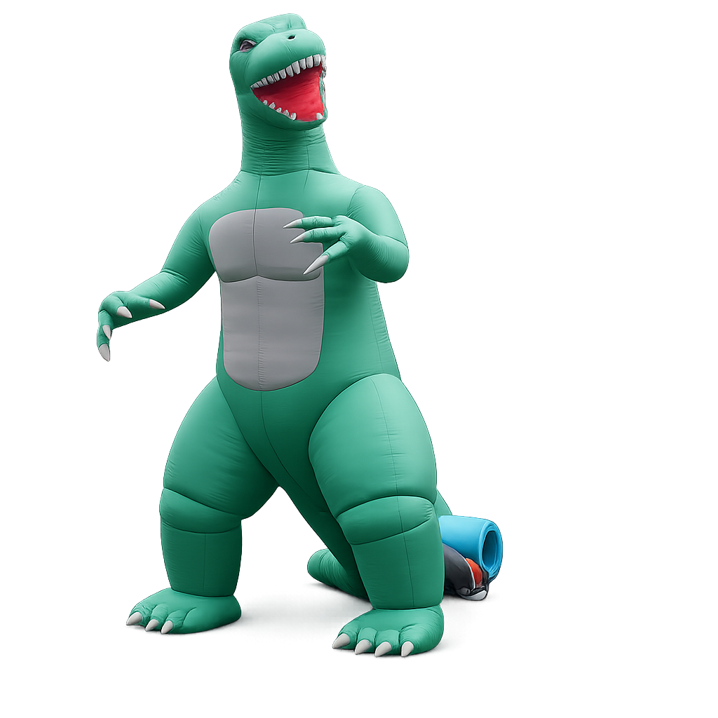 Kaltluftdisplay - Dinosaurier - 2,6 Meter