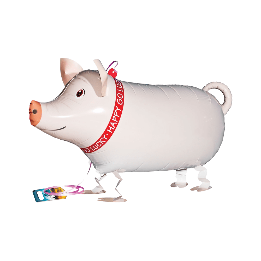 Folienballon - Airwalker - Schwein - 62cm