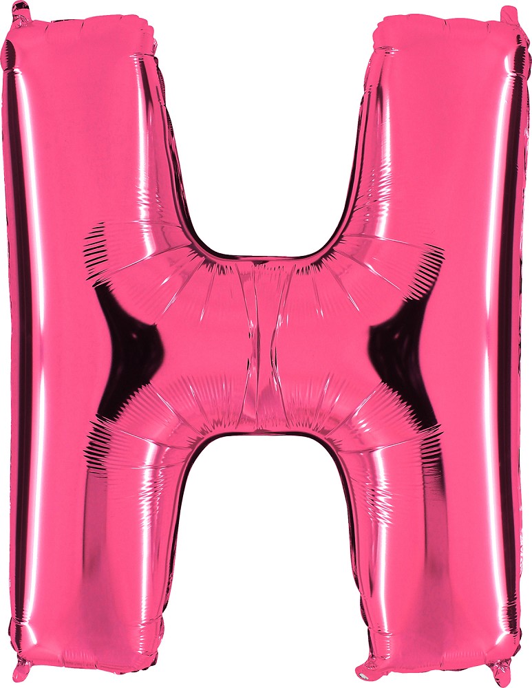Folienballon - Buchstabe H - Pink