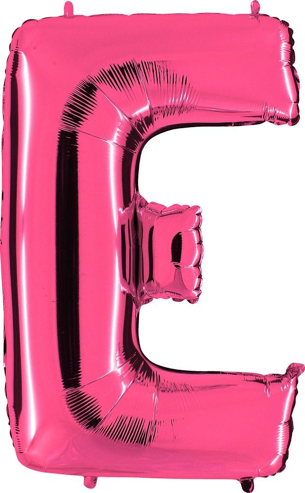 Folienballon - Buchstabe E - Pink 