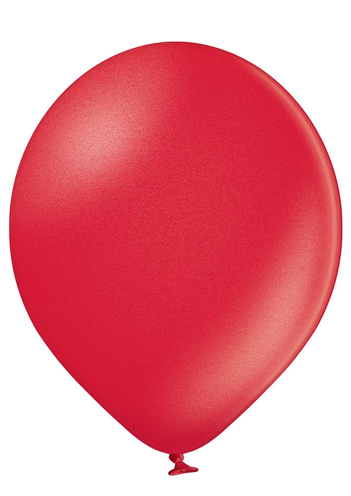 Latexballon - Rot Metallic - 30cm