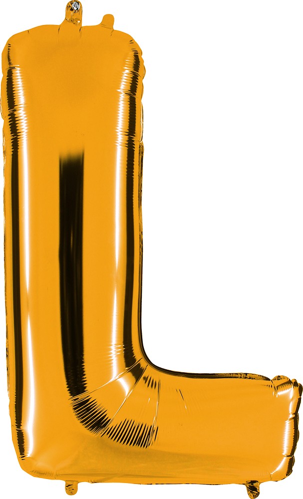 Folienballon - Buchstabe L - Gold 