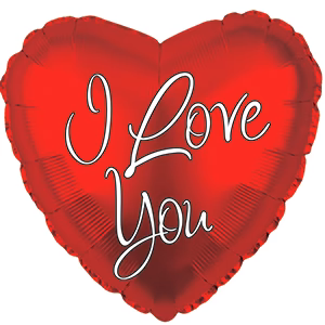 Folienballon - I love you - 45cm   