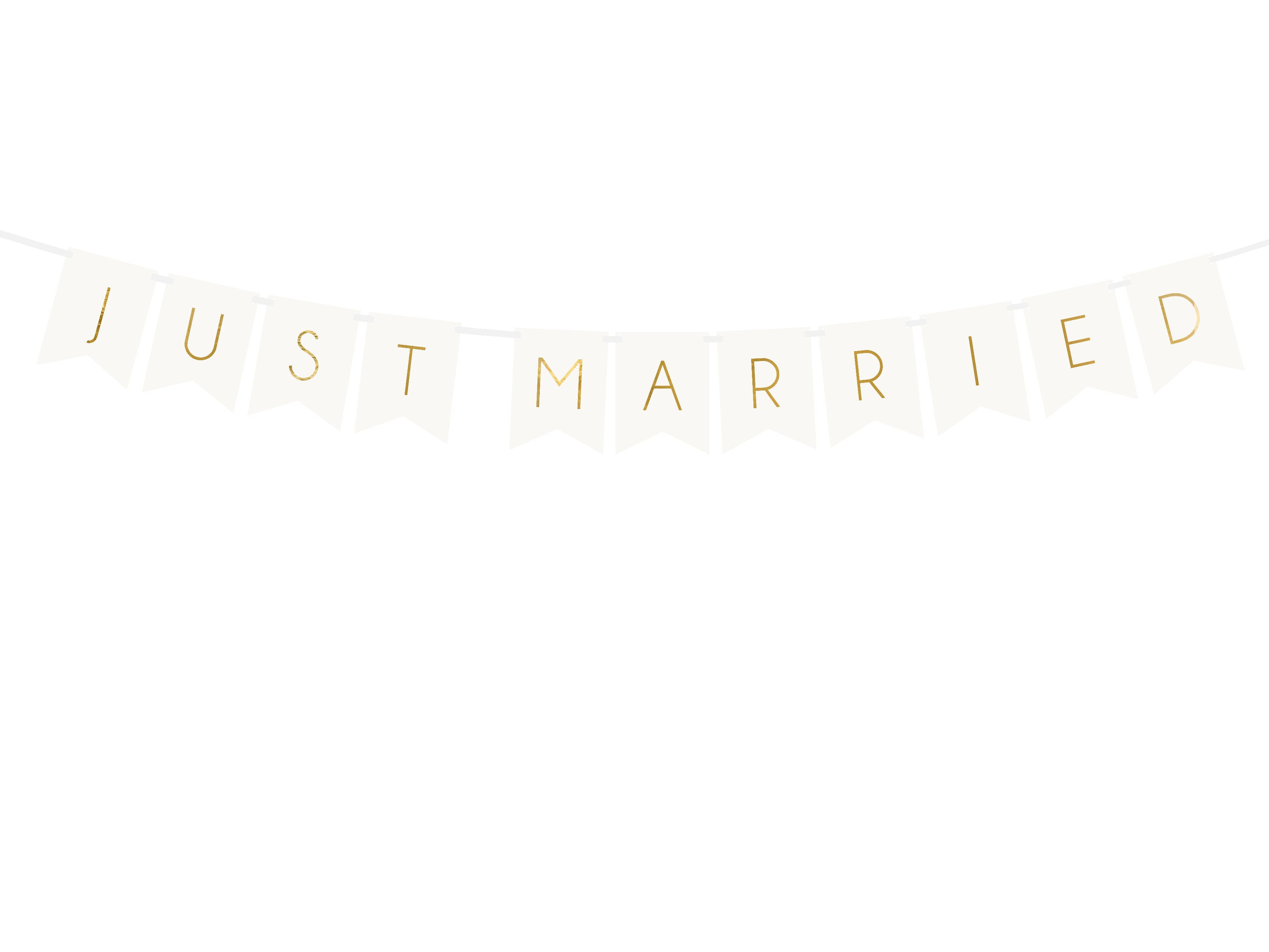Girlande - Just married - 155cm  