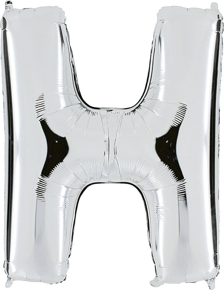 Folienballon - Buchstabe H - Silber