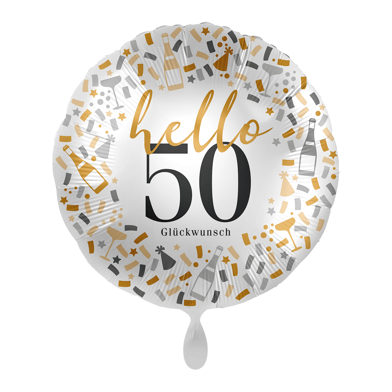 Folienballon - hello 50 - 45cm 