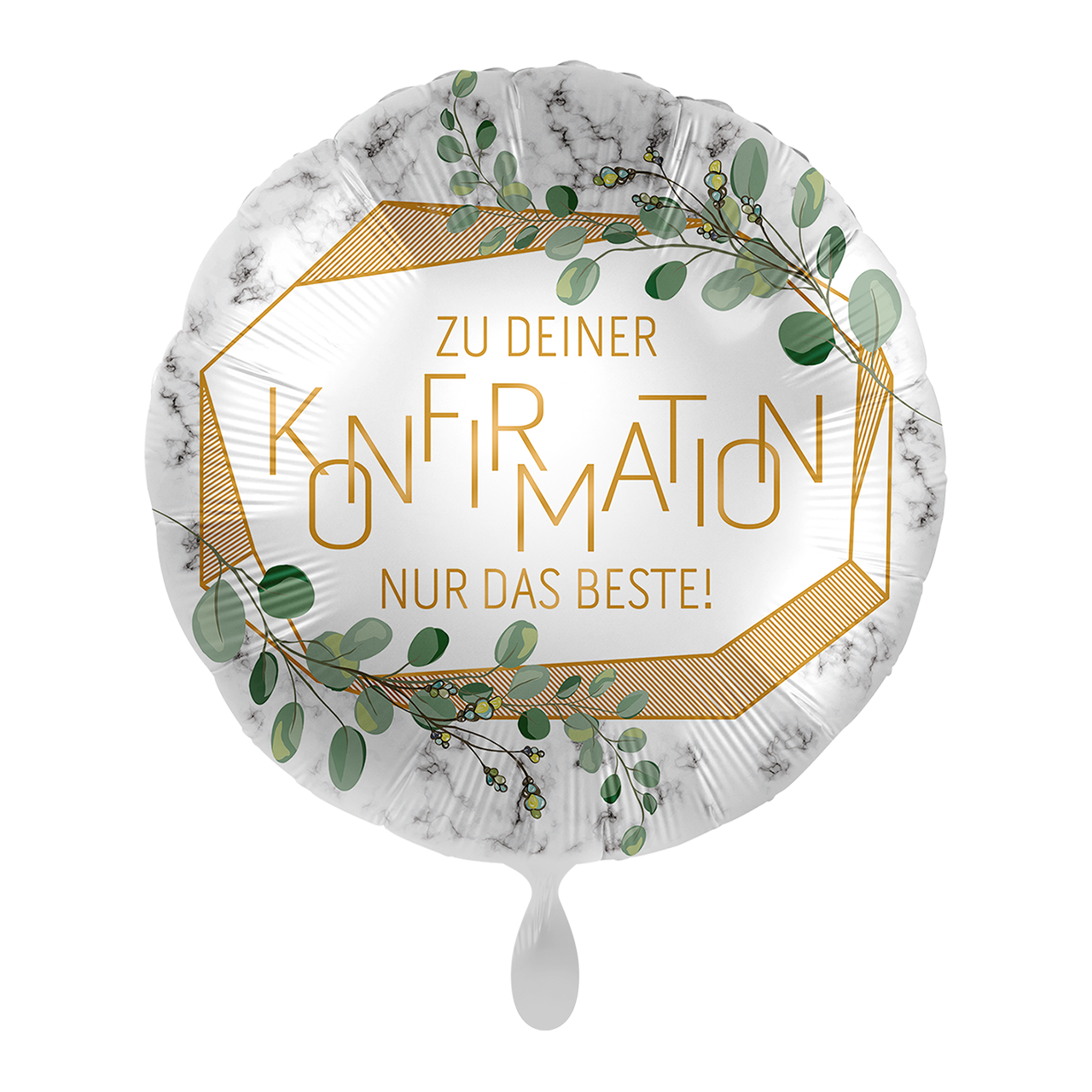 Folienballon - Konfirmation Eucalyptus - 45cm    